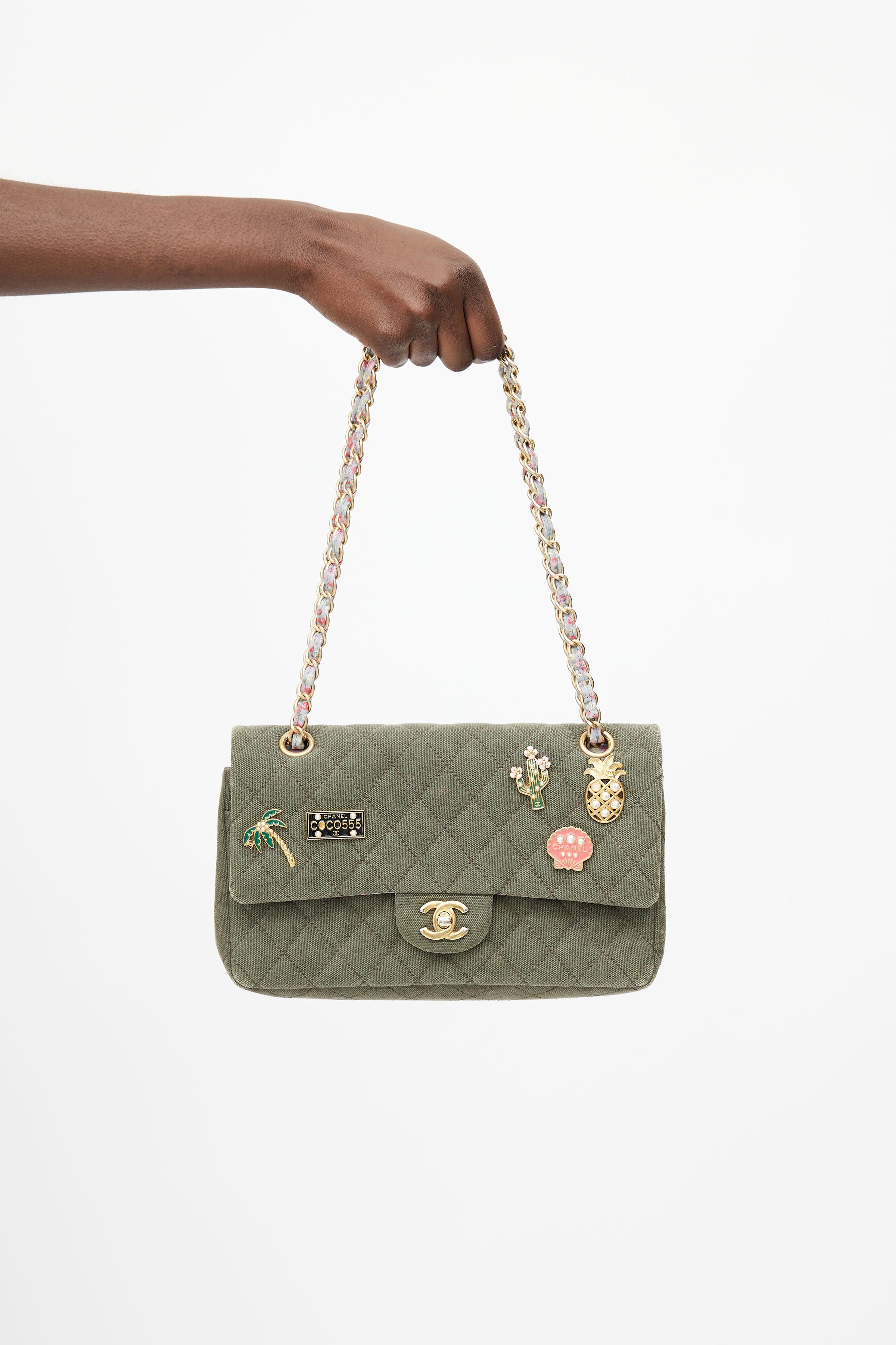 Chanel // 2017 Cruise Cuba Green Double Flap Charm Bag – VSP Consignment
