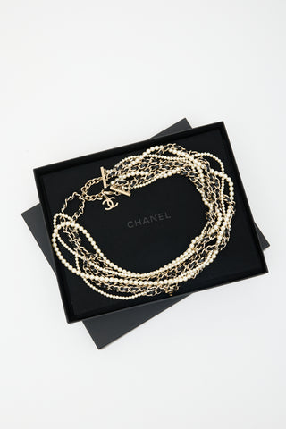 Chanel 2017 Layered CC Necklace