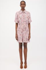 Chanel 2017 Tweed Button Romper