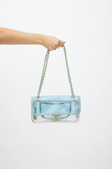 Chanel // 2018 Blue PVC Coco Splash Mini Shoulder Bag – VSP