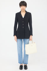 Chanel 2019 Leather Shopping Tote Bag
