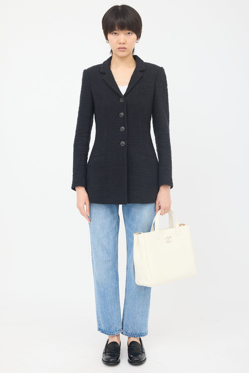 Chanel 2019 Leather Shopping Tote Bag