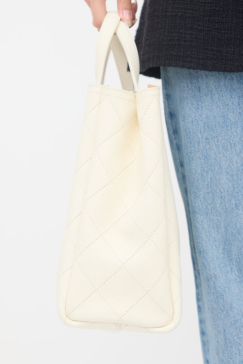 Chanel 2019 Leather Shopping Tote Bag