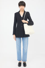 Chanel 2019 Leather Shopping Tote Bag
