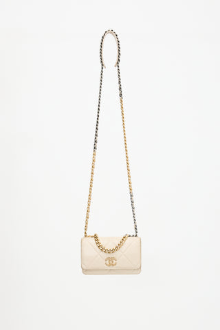Chanel 2020 Leather 19 Wallet On Chain