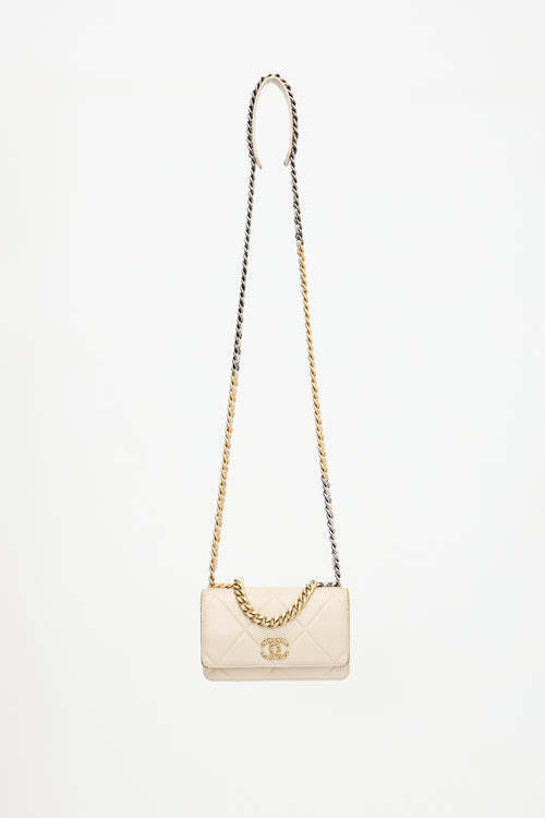 Chanel 2020 Leather 19 Wallet On Chain