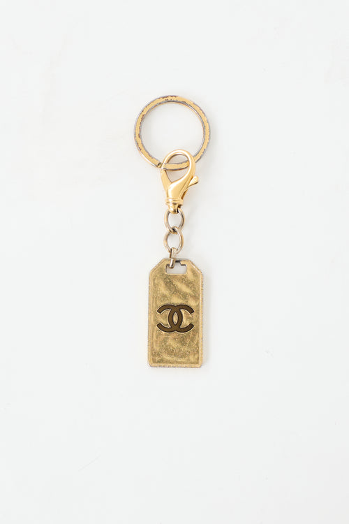 Chanel 2020 CC Tag Keychain