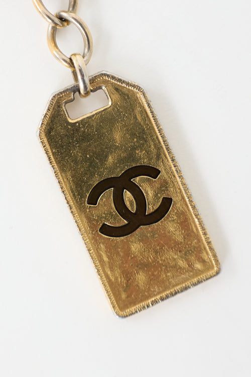 Chanel 2020 CC Tag Keychain