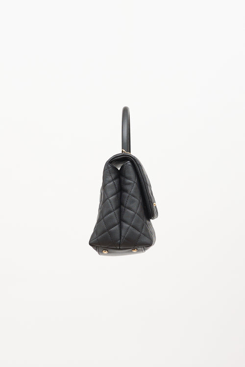 Chanel 2020 Caviar Leather Small Coco Handle Bag