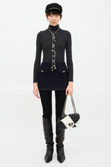 Chanel 2021 Medium Geometric Double Flap Bag