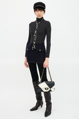 Chanel 2021 Medium Geometric Double Flap Bag