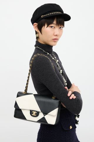 Chanel 2021 Medium Geometric Double Flap Bag