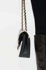 Chanel 2021 Medium Geometric Double Flap Bag
