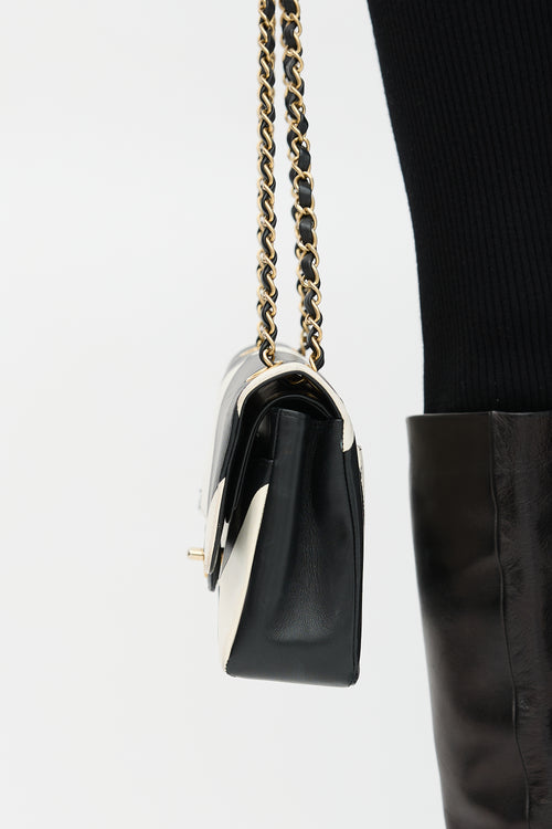 Chanel 2021 Medium Geometric Double Flap Bag