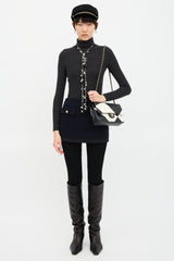 Chanel 2021 Medium Geometric Double Flap Bag