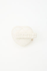 Chanel 2021 Quilted Leather Heart Pouch