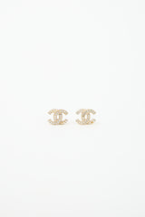 Chanel 2021 CC Stud Earrings
