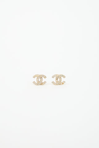 Chanel 2021 CC Stud Earrings