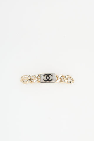 Chanel 2021 Crystal CC Hair Pin