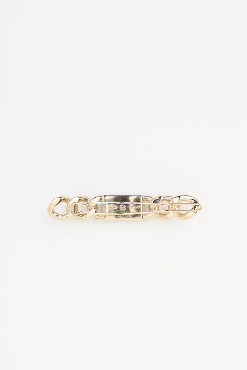 Chanel 2021 Crystal CC Hair Pin