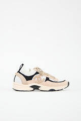 Chanel 2022 Knit Mesh & Suede Sneaker