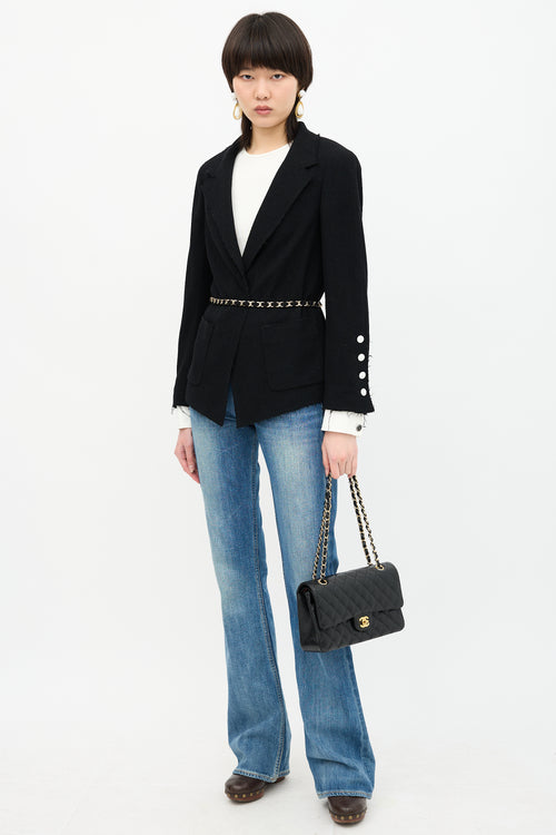 Chanel 2022 Quilted Double Flap Bag