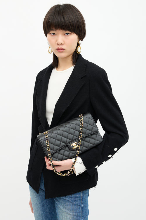 Chanel 2022 Quilted Double Flap Bag