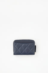 Chanel 2023 Caviar Spade & Heart Wallet