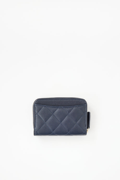 Chanel 2023 Caviar Spade & Heart Wallet