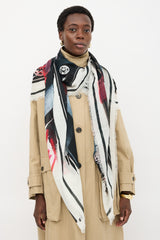 Chanel 2023 Cashmere Printed Scarf