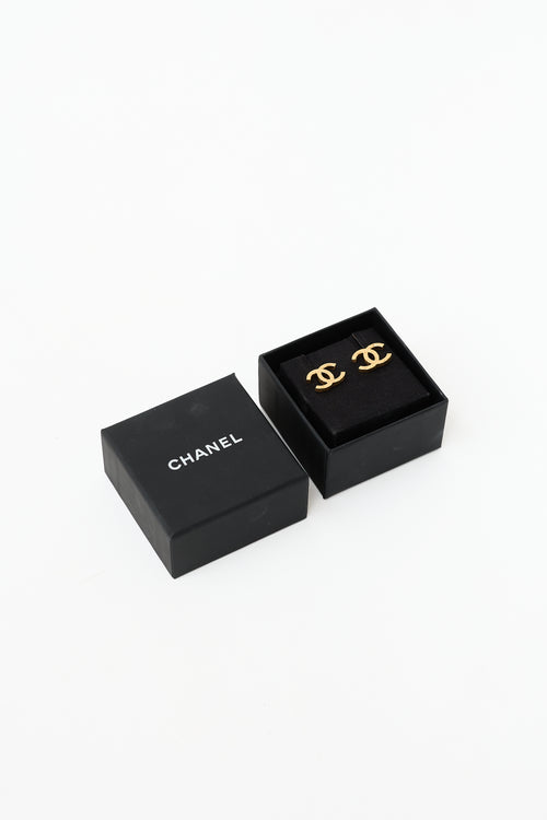 Chanel 2024 CC Logo Stud Earrings
