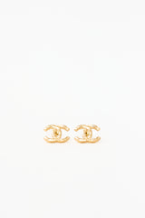 Chanel 2024 CC Logo Stud Earrings