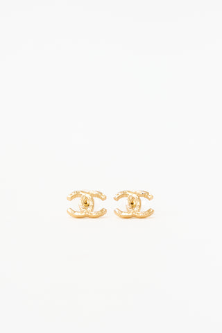 Chanel 2024 CC Logo Stud Earrings