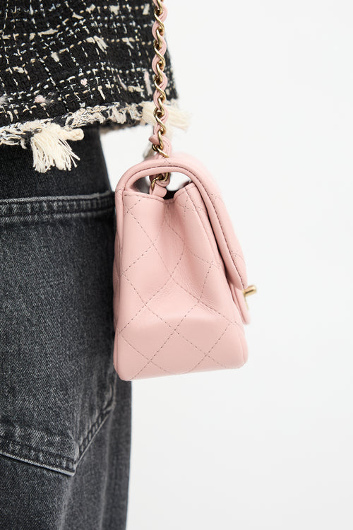 Chanel 2024 Leather Mini Classic Flap Bag