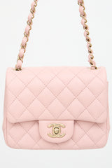 Chanel 2024 Leather Mini Classic Flap Bag
