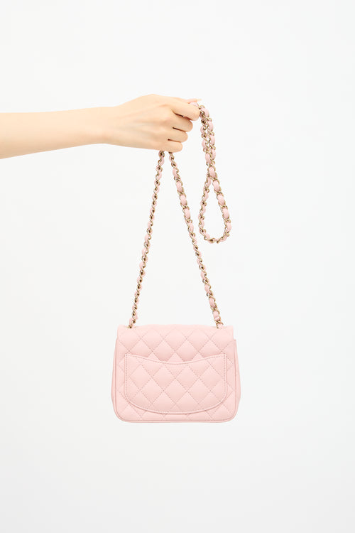 Chanel 2024 Leather Mini Classic Flap Bag