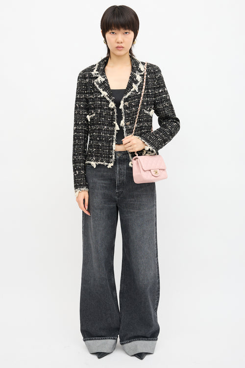 Chanel 2024 Leather Mini Classic Flap Bag