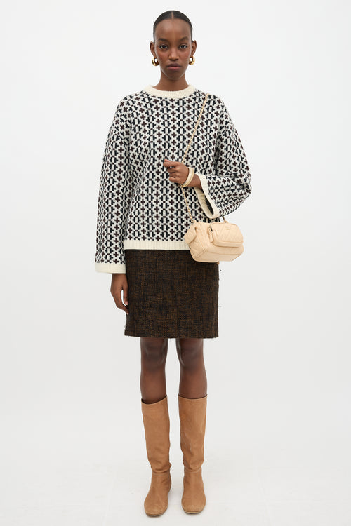 Chanel 2024 Leather Multi-Pocket Camera Case