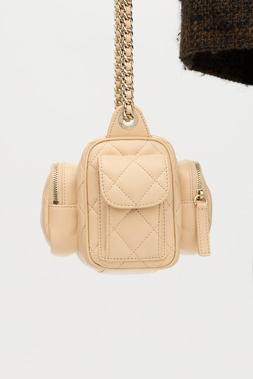 Chanel 2024 Leather Multi-Pocket Camera Case