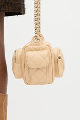 Chanel 2024 Leather Multi-Pocket Camera Case