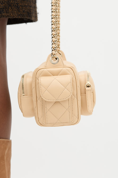 Chanel 2024 Leather Multi-Pocket Camera Case