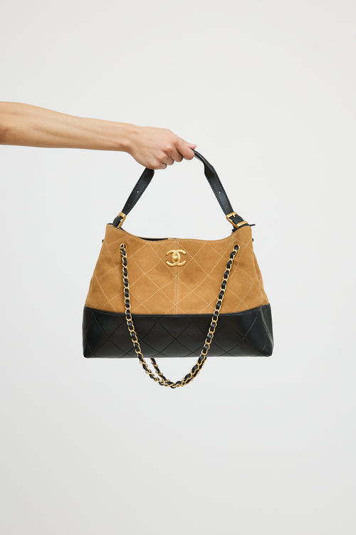 Chanel 2025 Suede 2 Way Bag