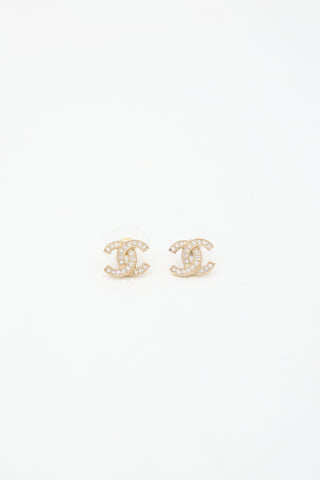 Chanel 2025 Crystal CC Earrings
