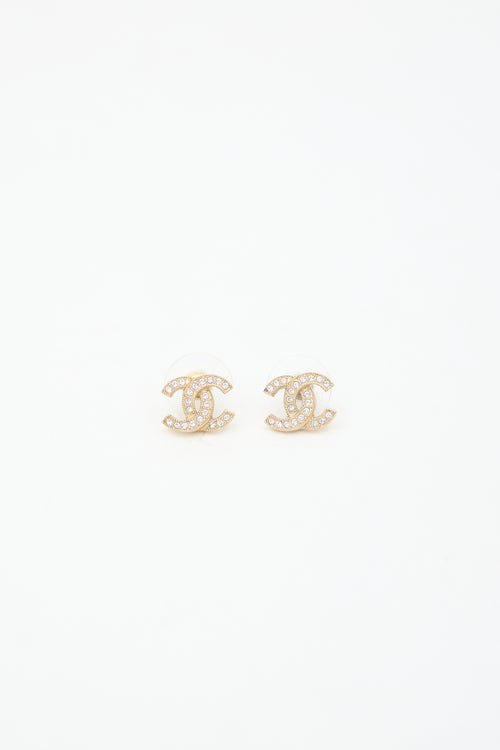 Chanel 2025 Crystal CC Earrings
