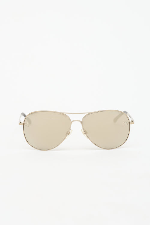 Chanel 4189TQ Aviator Sunglasses