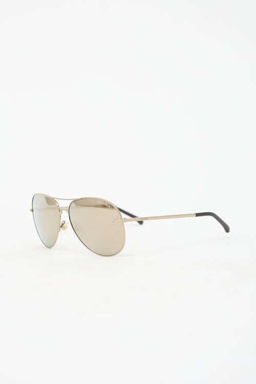 Chanel 4189TQ Aviator Sunglasses