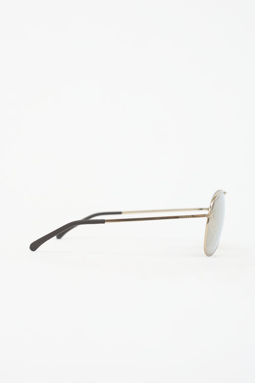 Chanel 4189TQ Aviator Sunglasses