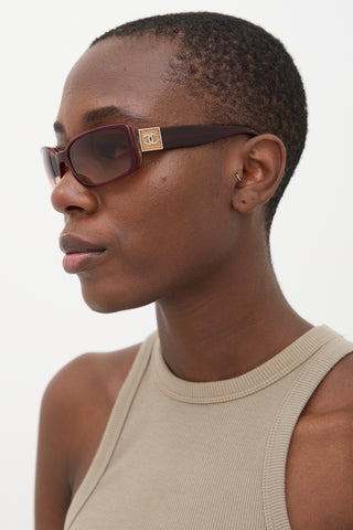 Chanel 5115 C Rectangle CC Sunglasses