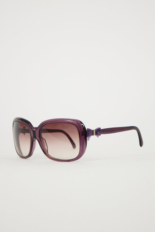 Chanel 5173 CC Bow Square Sunglasses