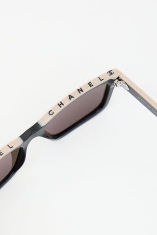 Chanel 5417 Square CC Logo Sunglasses